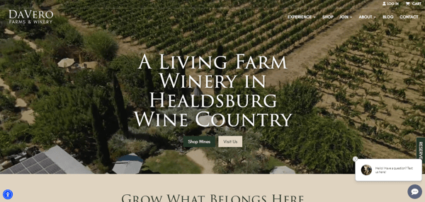 DaVero-Winery-WMA-Screenshot
