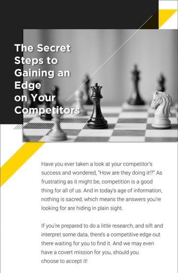 The Secret Steps To Gaining An Edge On Your Competitors