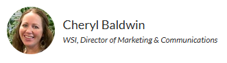 Cheryl Baldwin WSI Director of Marketing and Communications headshot.